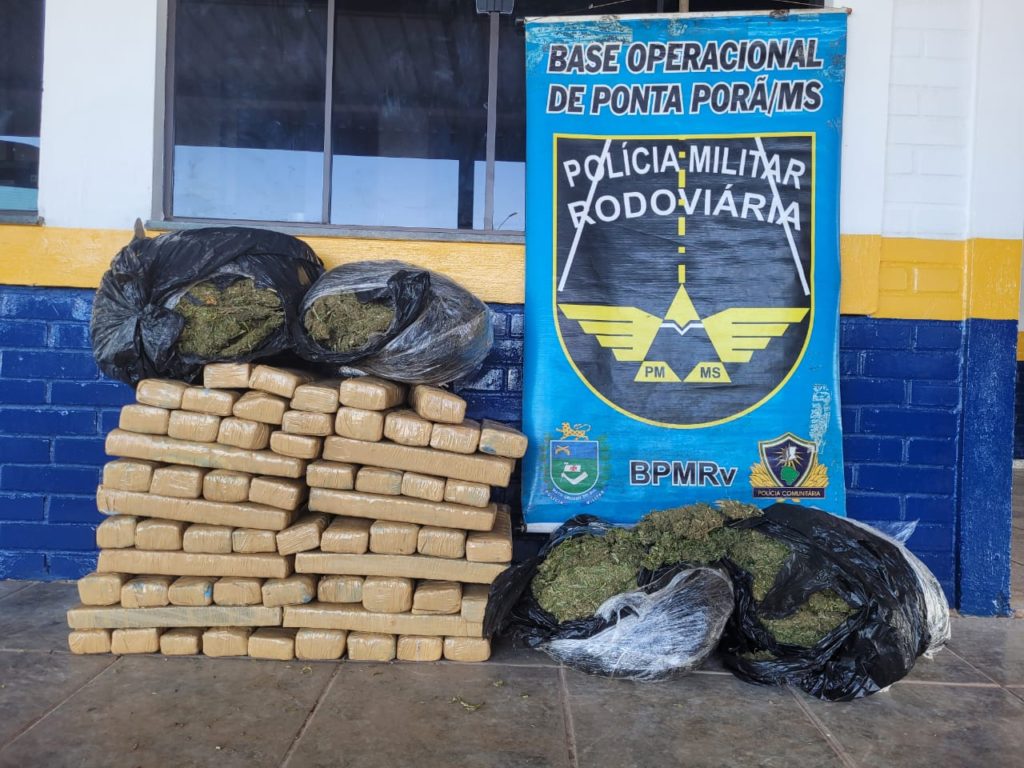 Olhar 67 - Polícia apreende em Ponta Porã carga de maconha que viria para Campo Grande