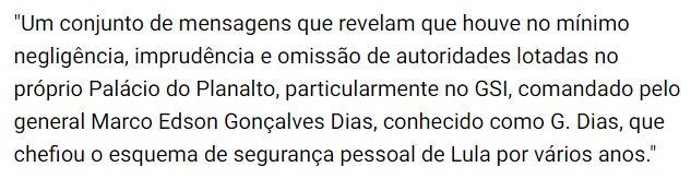 Olhar 67 - Negligência e Incompetência do governo federal culminaram em vandalismo do dia 8 de janeiro em Brasília, revela revista