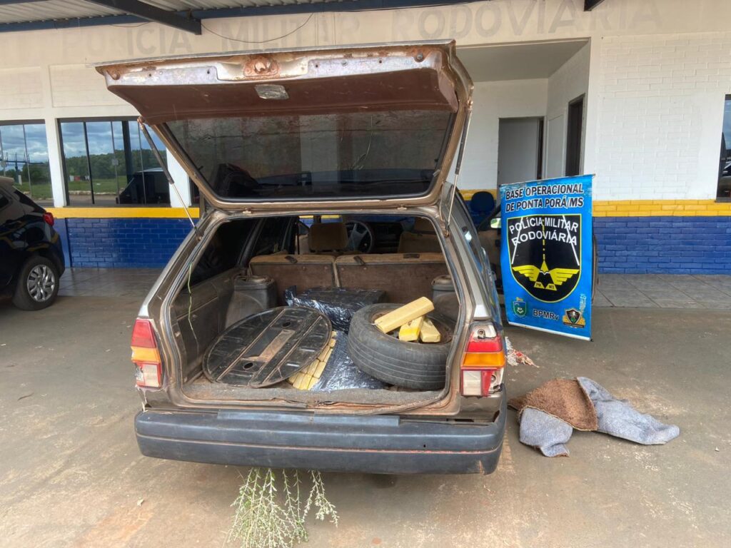 Olhar 67 - Polícia Militar Rodoviária apreende mais de 200 Kg de entorpecentes na MS 164, em Ponta Porã