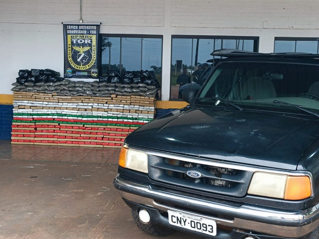 Olhar 67 - Polícia Militar Rodoviária prende indivíduo transportando carga de entorpecentes em Ponta Porã.