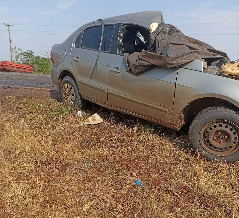 Olhar 67 - Vendedor morre em colisão frontal de carro com caminhão na MS-386