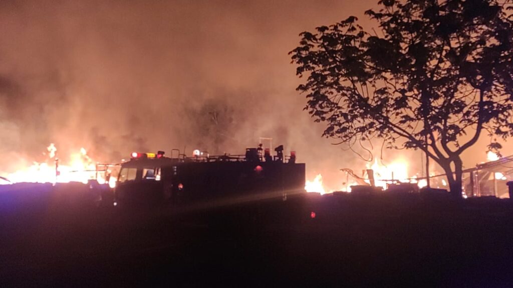 Olhar 67 - Incêndio de grandes proporções destrói serraria em Pedro Juan Caballero