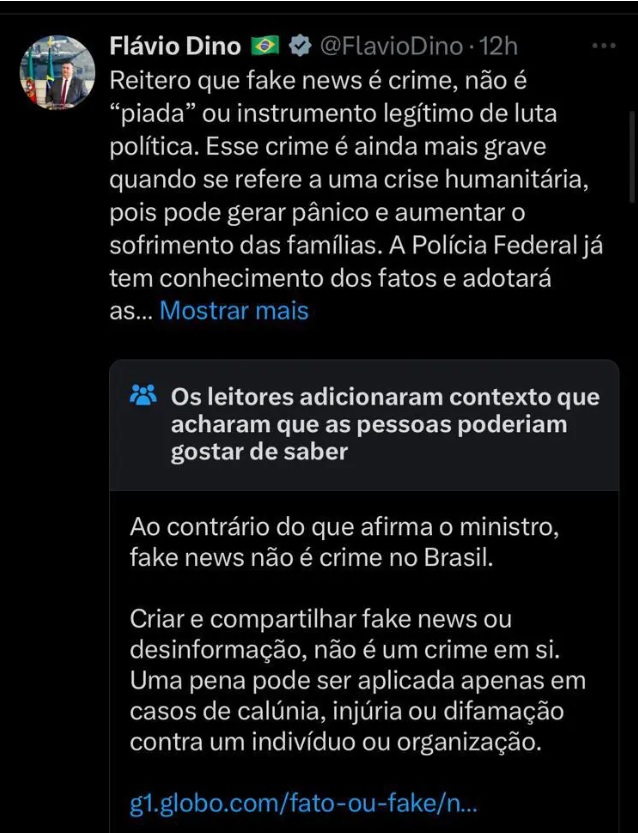 Olhar 67 - Ministro de Lula é flagrado espalhando <em>“fake news"</em> e é desmentido na internet