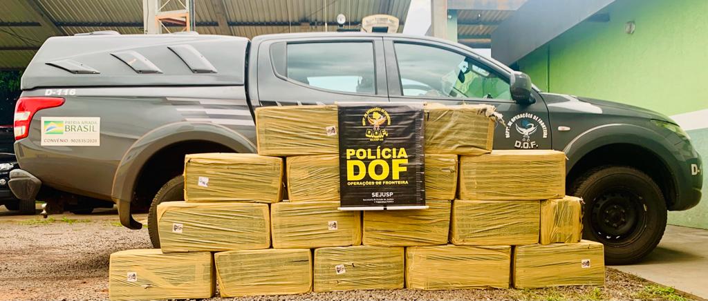 Olhar 67 - DOF apreende veículo carregado com drogas na região de Iguatemi